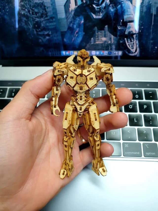 Mô hình Robot Bằng Gỗ